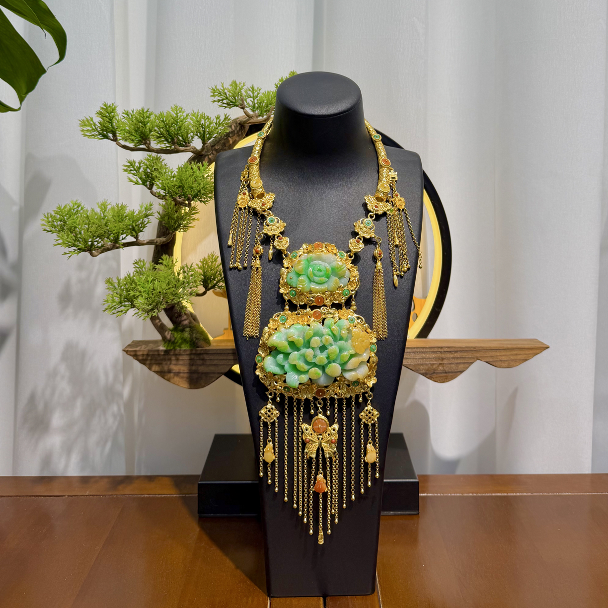 天然A货翡翠项链