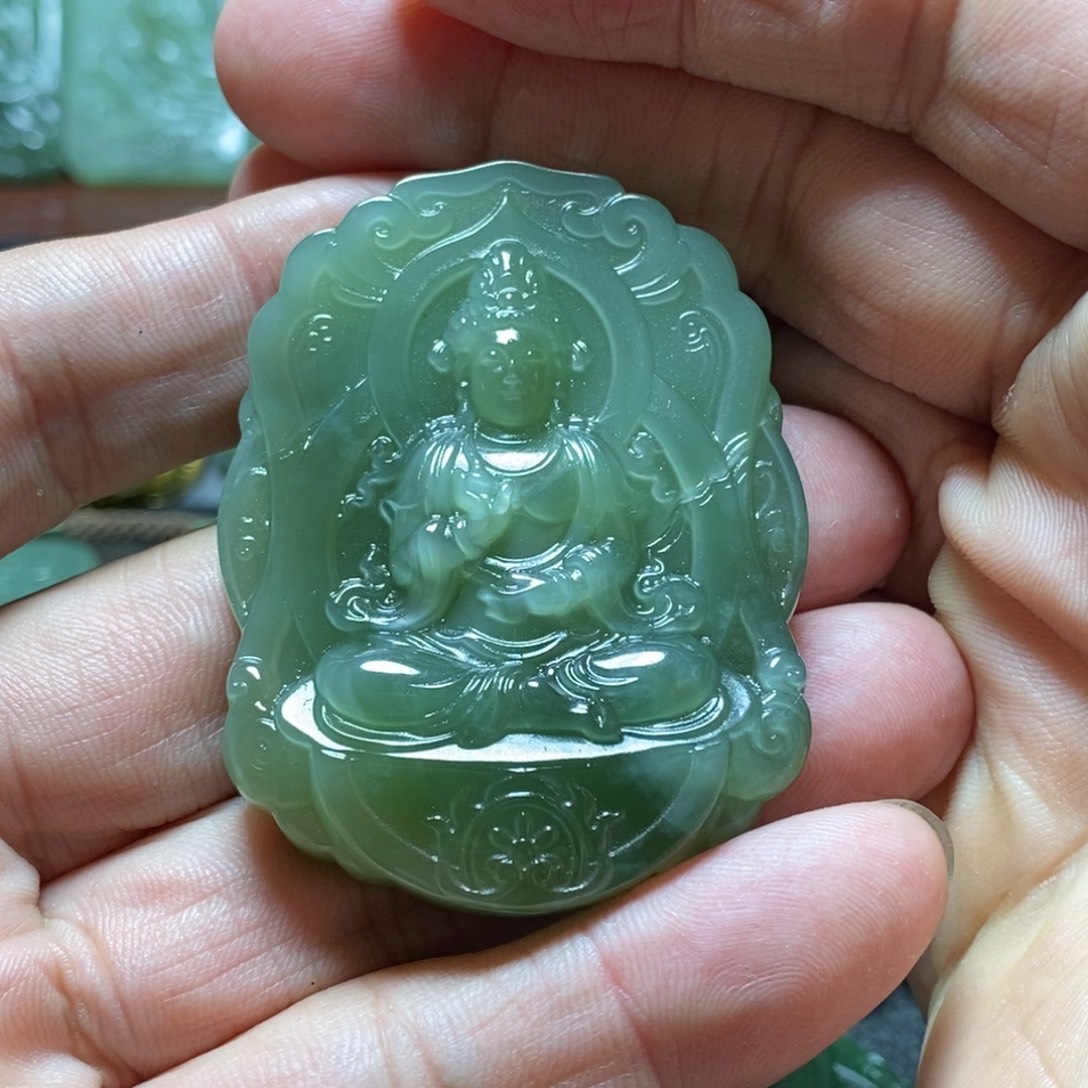 和田玉（碧玉）未镶嵌挂件
