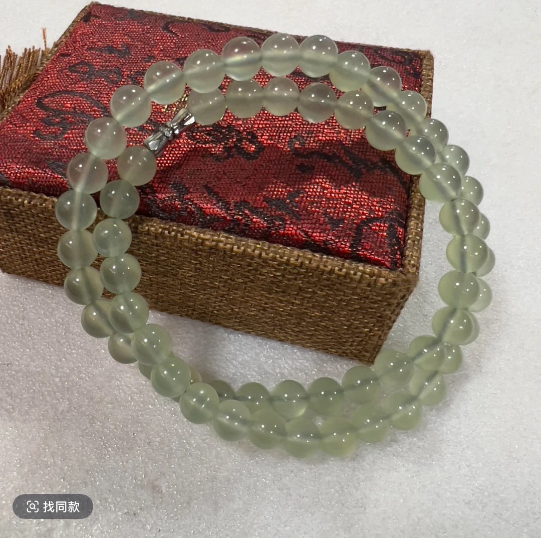 【集团·福利】蛇纹石玉未镶嵌多样性随机发货一个 妈妈链