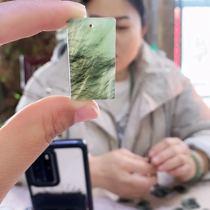 密玉（石英质玉）手链未镶嵌