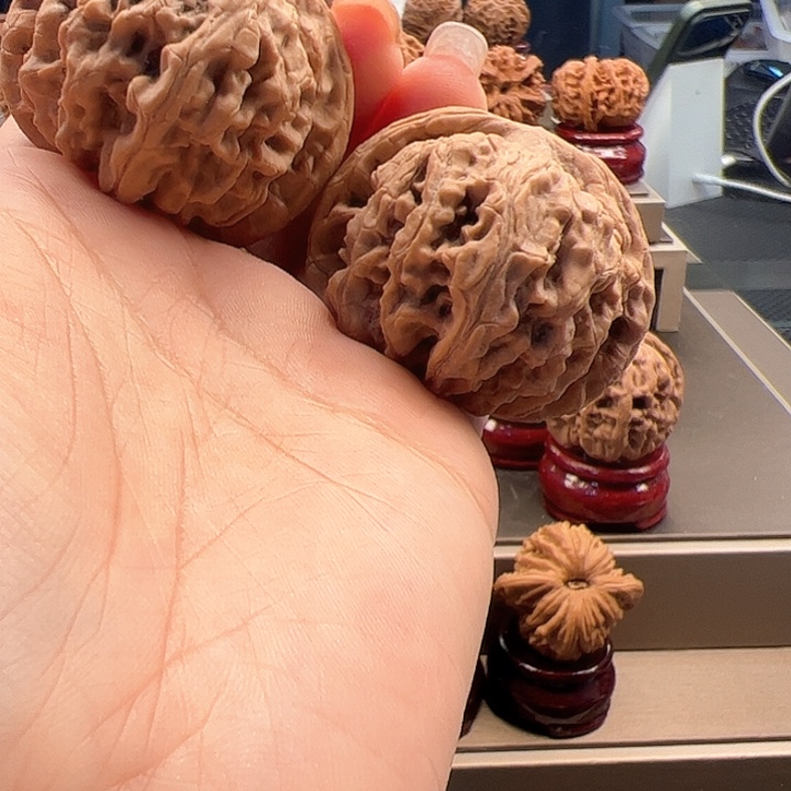 把件文玩核桃45 皇家正圆 v-021