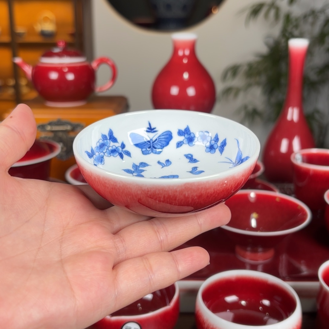杯子景德镇高温原矿釉