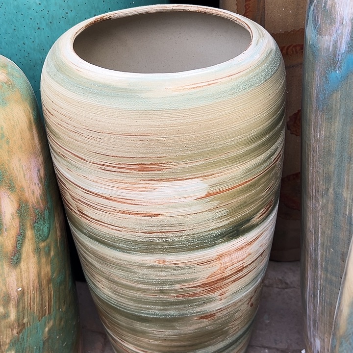 景德镇精品花盆栽口17高43