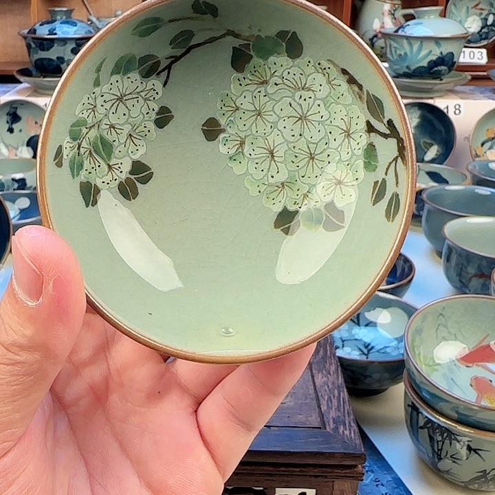 景德镇陶瓷陶瓷陶泥茶具主人杯
