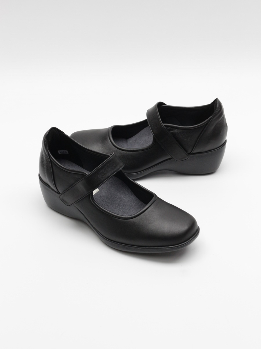 日本进口手工牛皮女士气质绑带单鞋8146