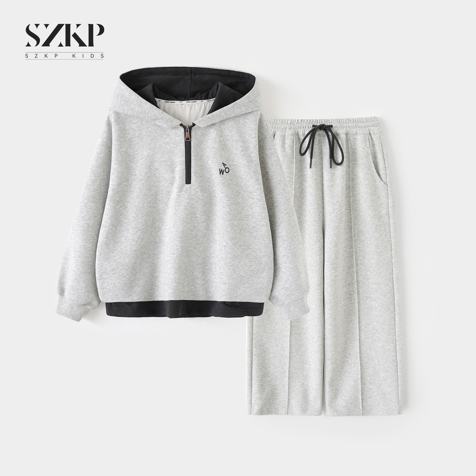 SZKP秋季新款女童装休闲两件套中大童洋气时尚儿童套装YNTQ552864