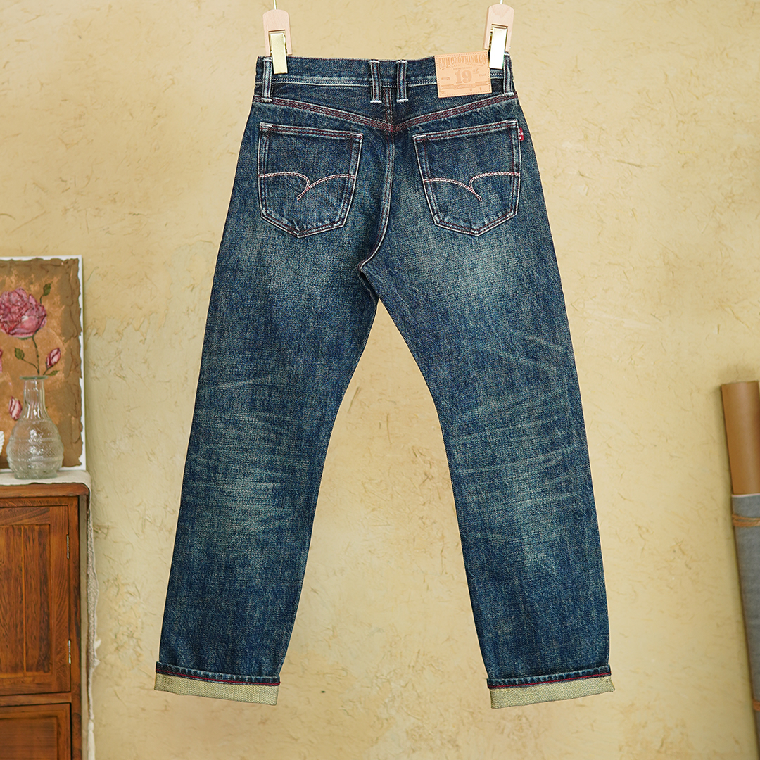 柔软派重磅赤耳单宁19盎司6528无弹501直筒版男高端养牛收藏级别