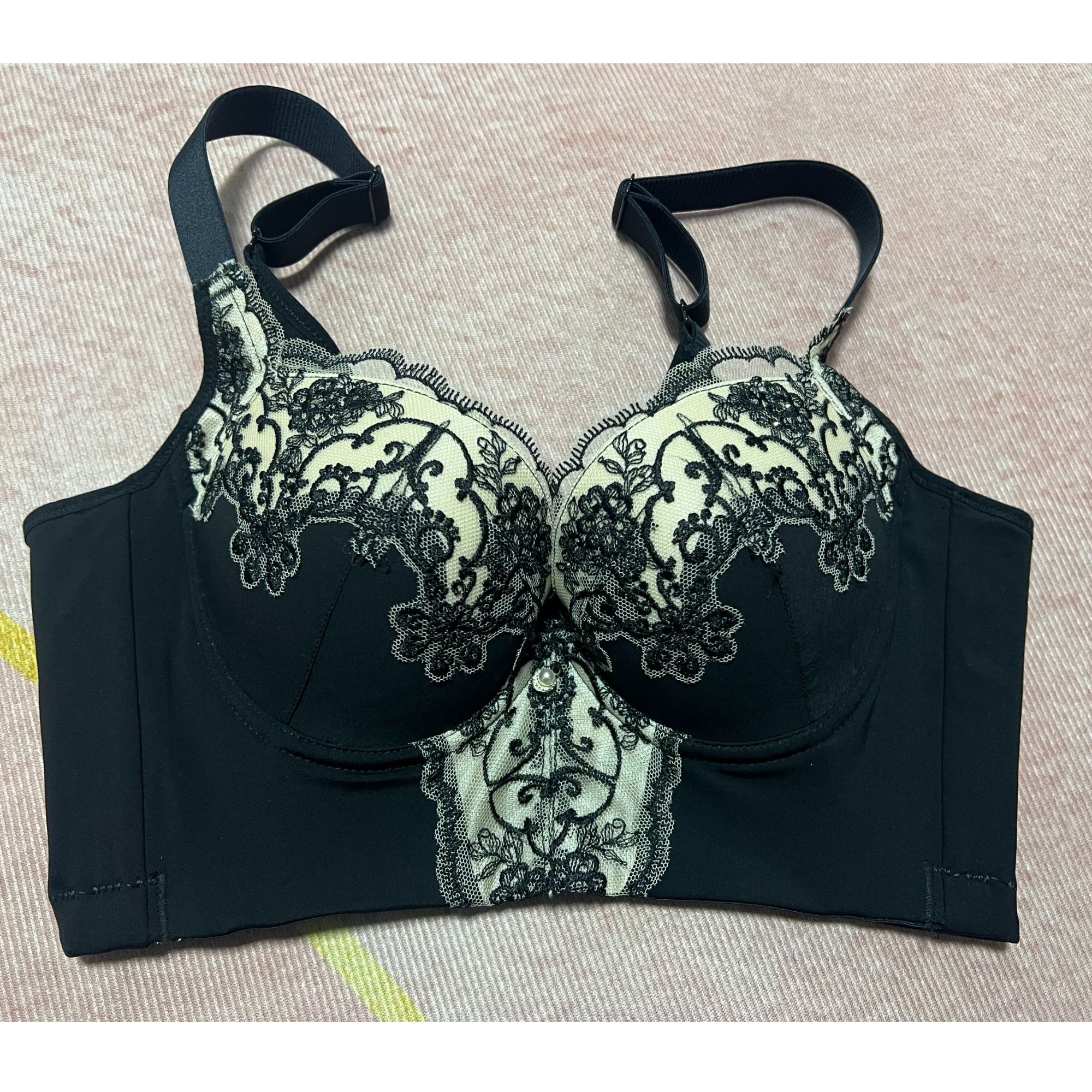 【繁华】高端调整养护型内衣防下垂收副乳聚拢中厚玫瑰精油杯文胸罩