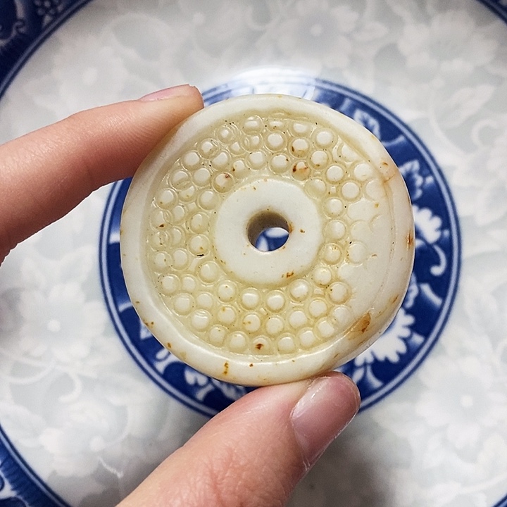 瓷片瓷片 瓷器 摆件1个