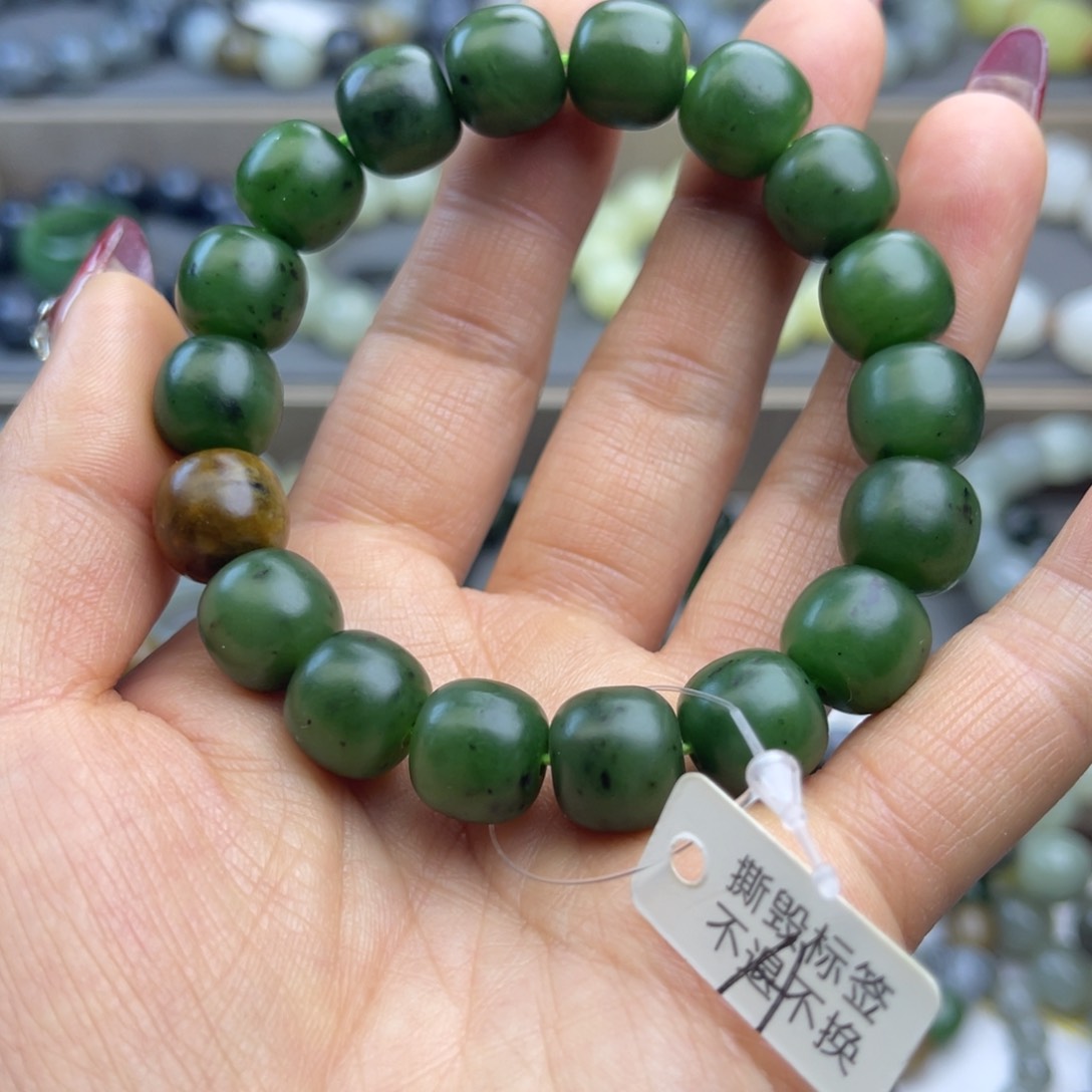 和田玉手链未镶嵌