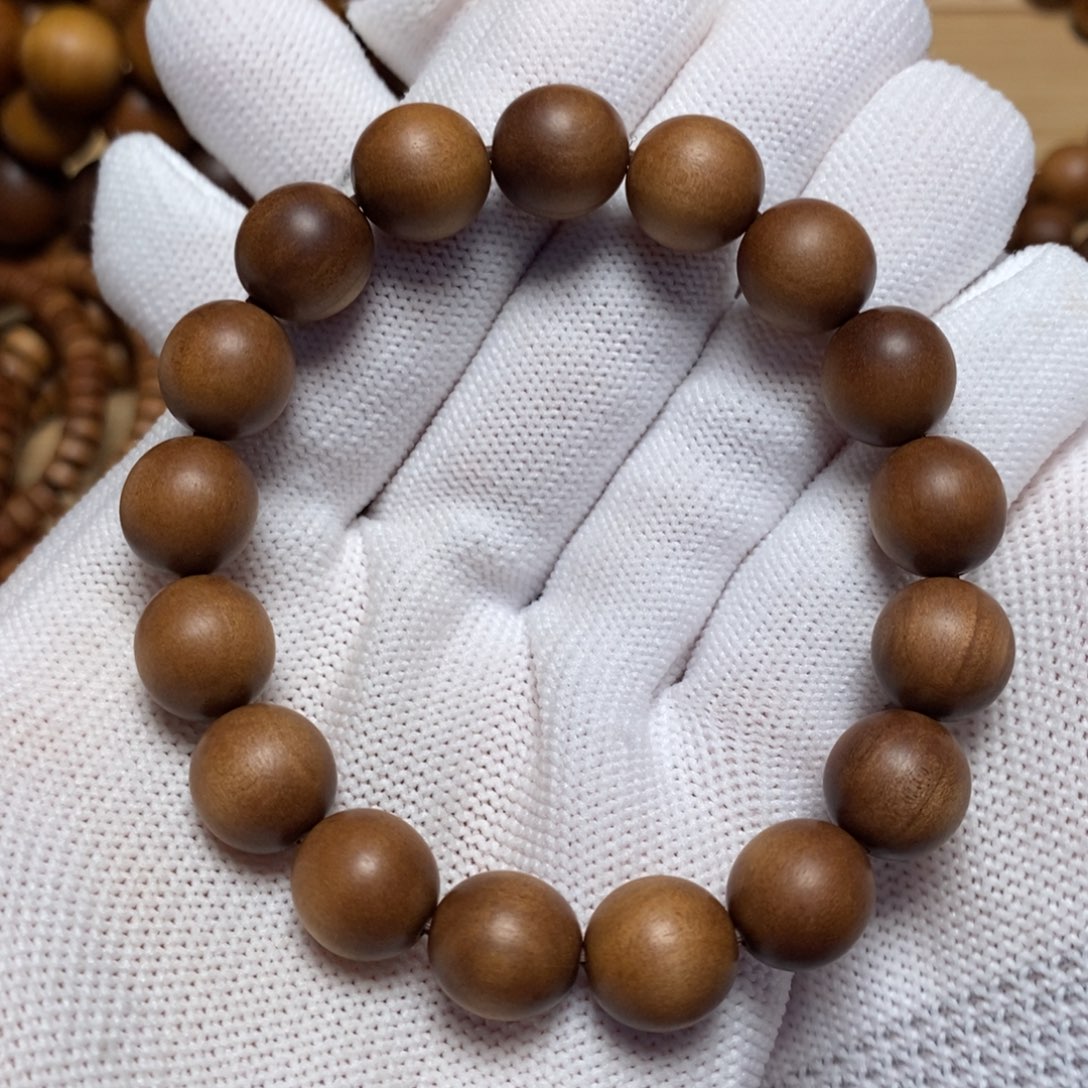 檀香木其他11 顺纹 椭圆 老山檀香 微瑕