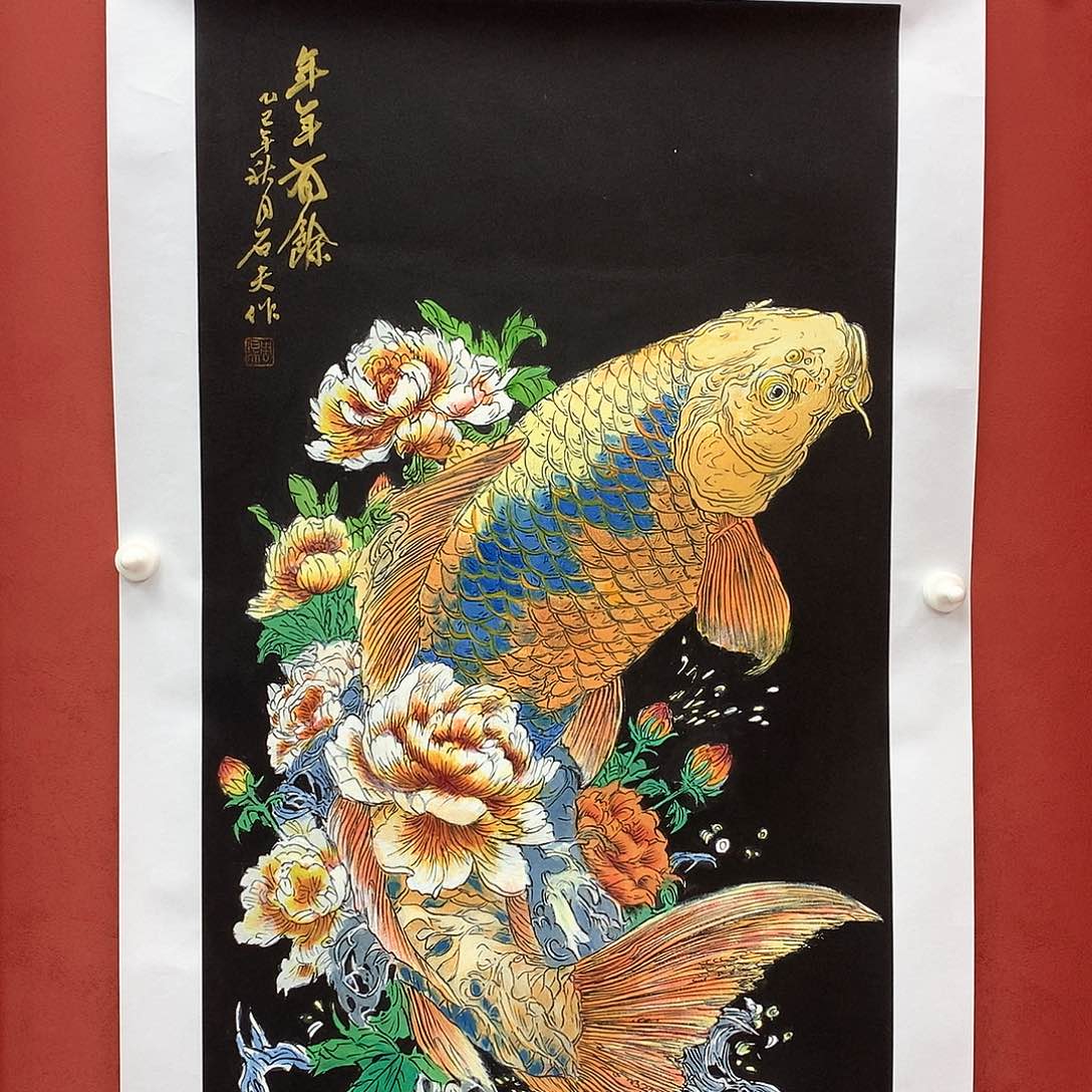 国画国画作品欣赏三尺