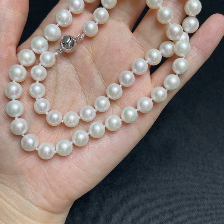 淡水珍珠项链未镶嵌淡水珍珠8-9mm项链