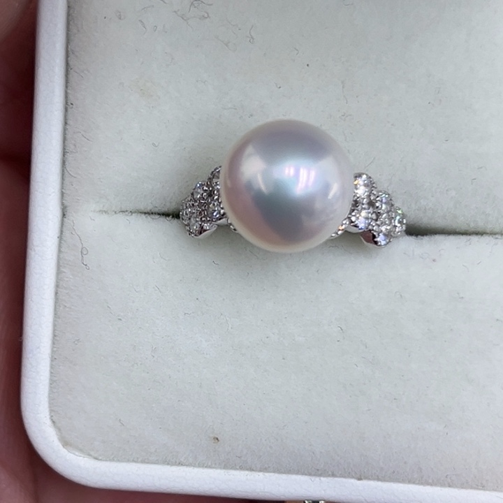 淡水珍珠颈饰银S925镶嵌