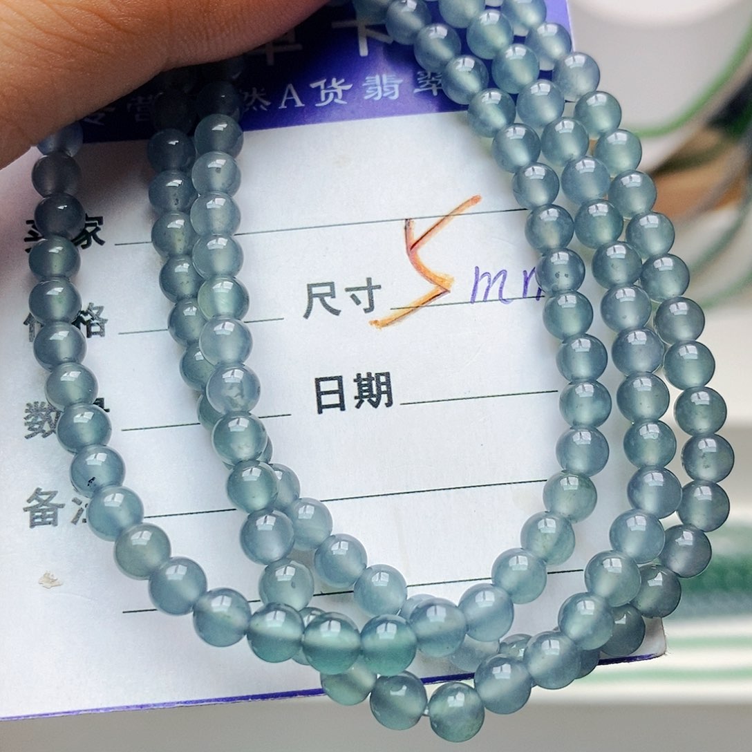 未镶嵌手串翡翠翡翠
