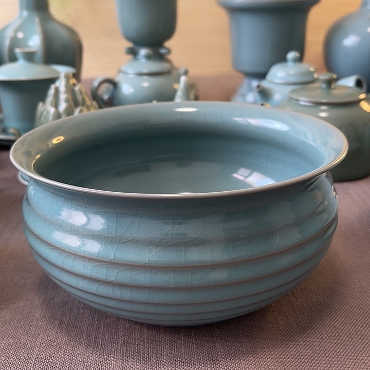 瓷片炫纹钱袋杯一一一一