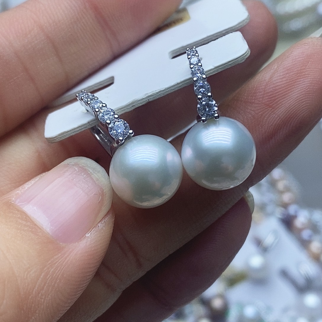 淡水珍珠未镶嵌耳钉