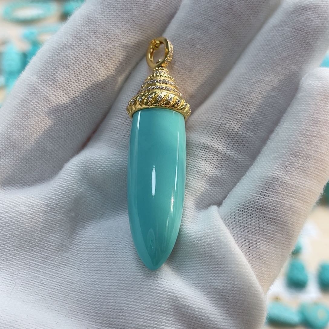 绿松石珠宝奇石未镶嵌