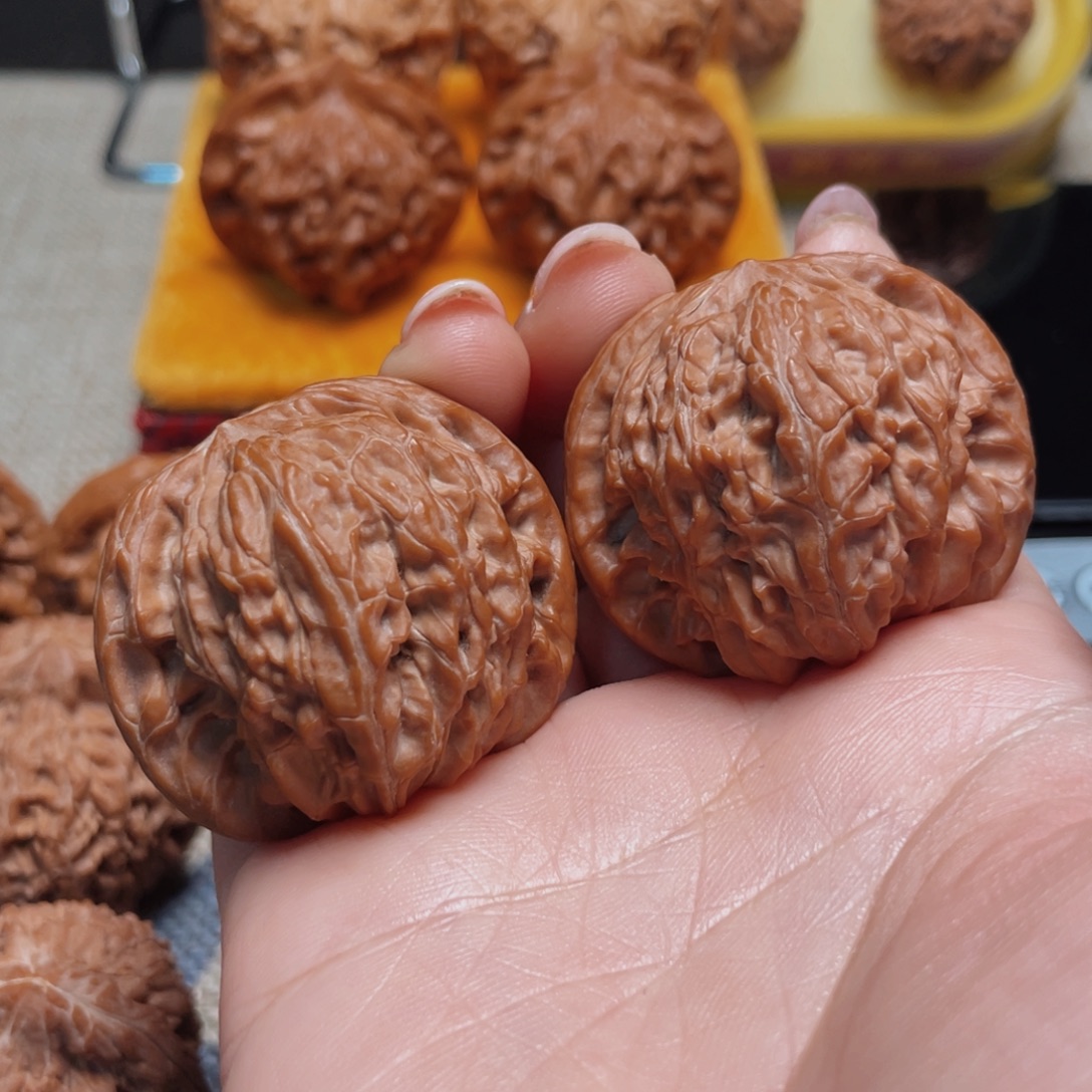 文玩核桃吊坠40磨盘