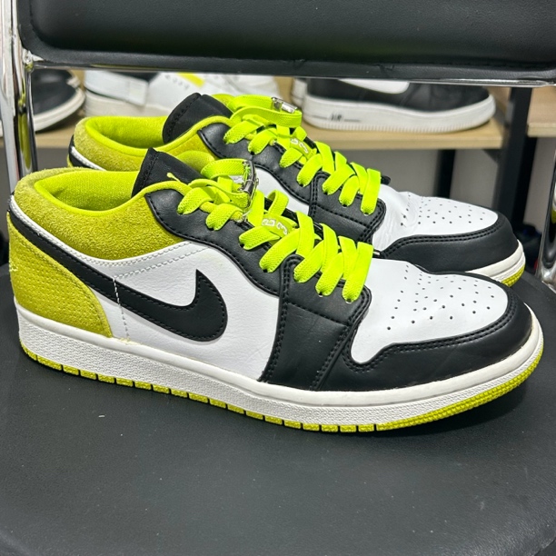 40码Air Jordan 1 运动休闲鞋 荧光绿 二手正品
