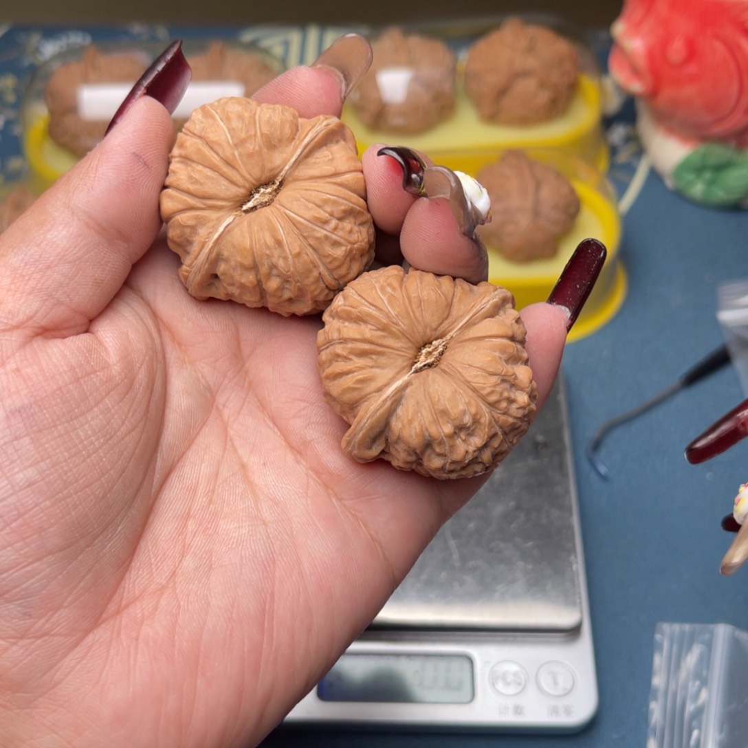 文玩核桃把件?****.南瓜墩42