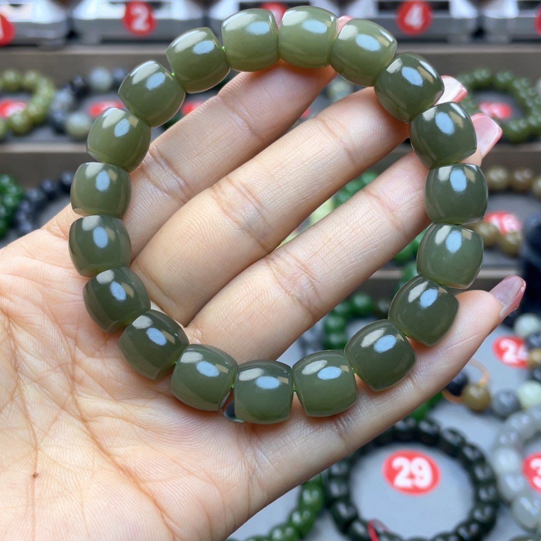 和田玉手链未镶嵌