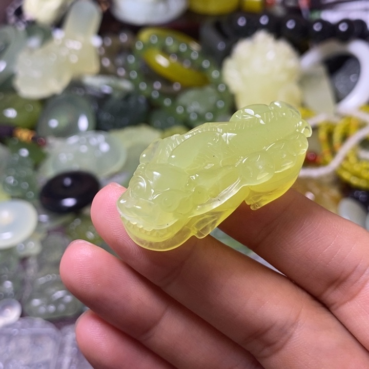 岫玉天然岫玉挂件未镶嵌