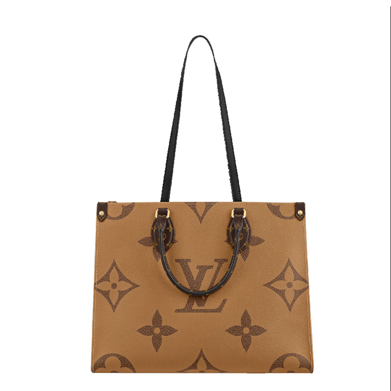 未使用 LouisVuitton/路易威登 onthego中号/大号老花托特包