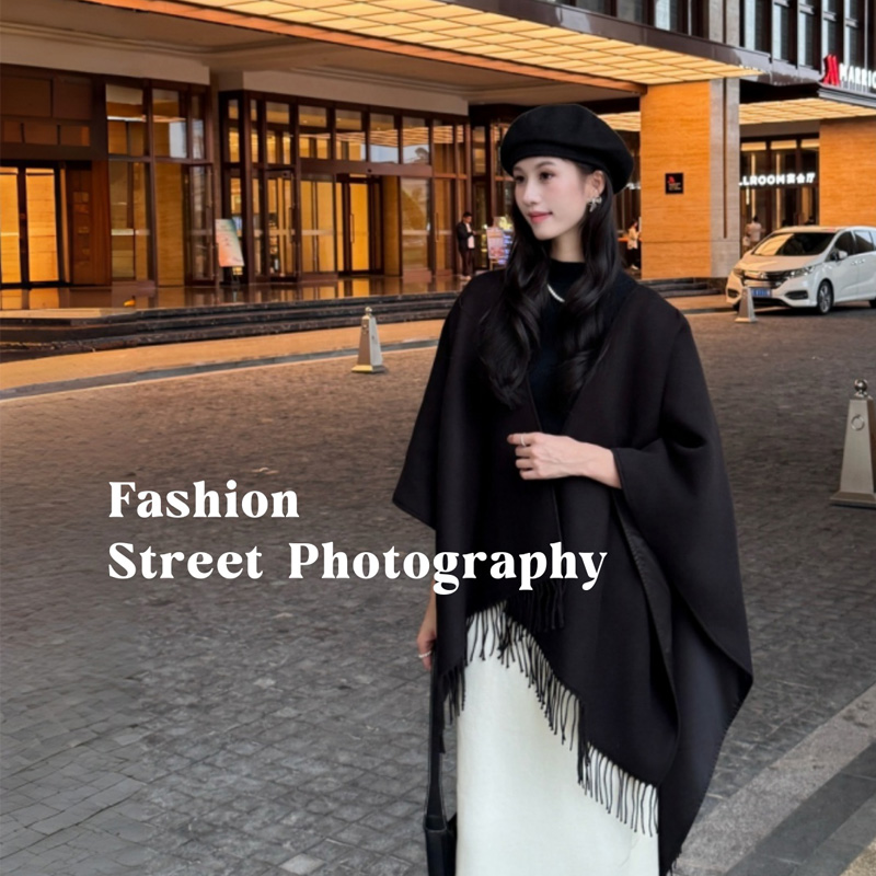 Lowrarouge【新品上新】轻奢高级感披肩外搭取暖可水洗送人礼盒款