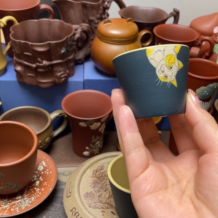 紫砂茶杯紫砂主人杯