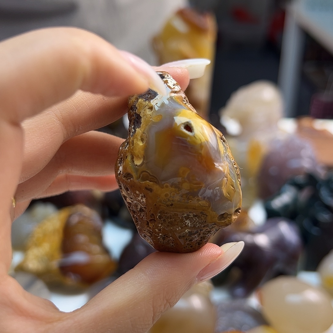 玛瑙/玉髓未镶嵌颈饰