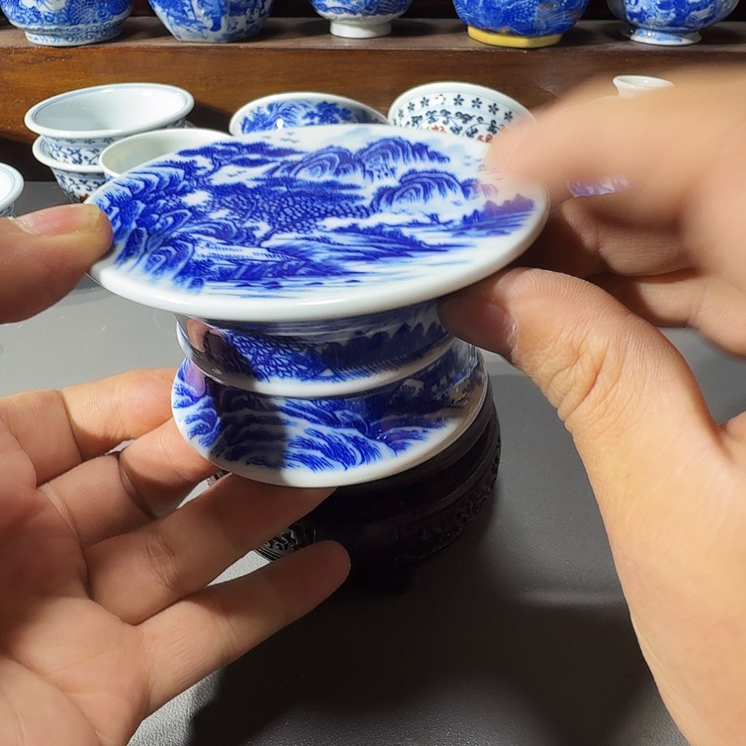 泥塑盖置手工手绘