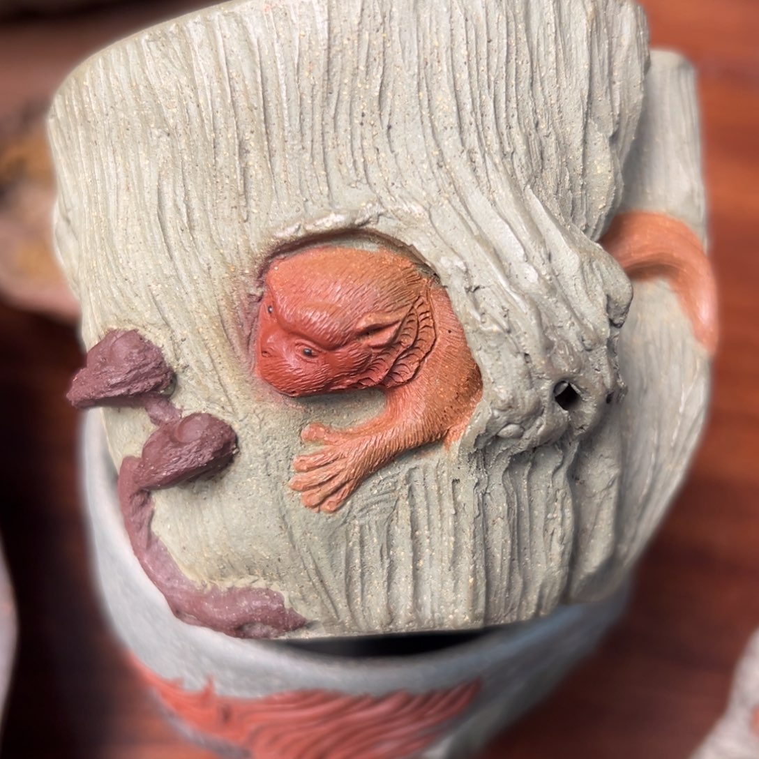 紫砂茶杯子夜猴子福利杯大的