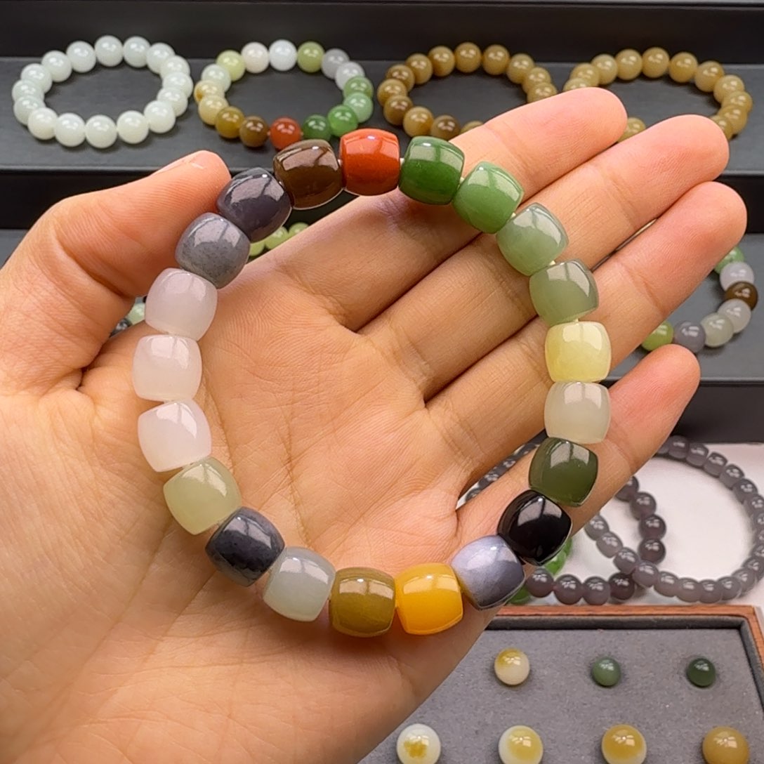 和田玉手串未镶嵌