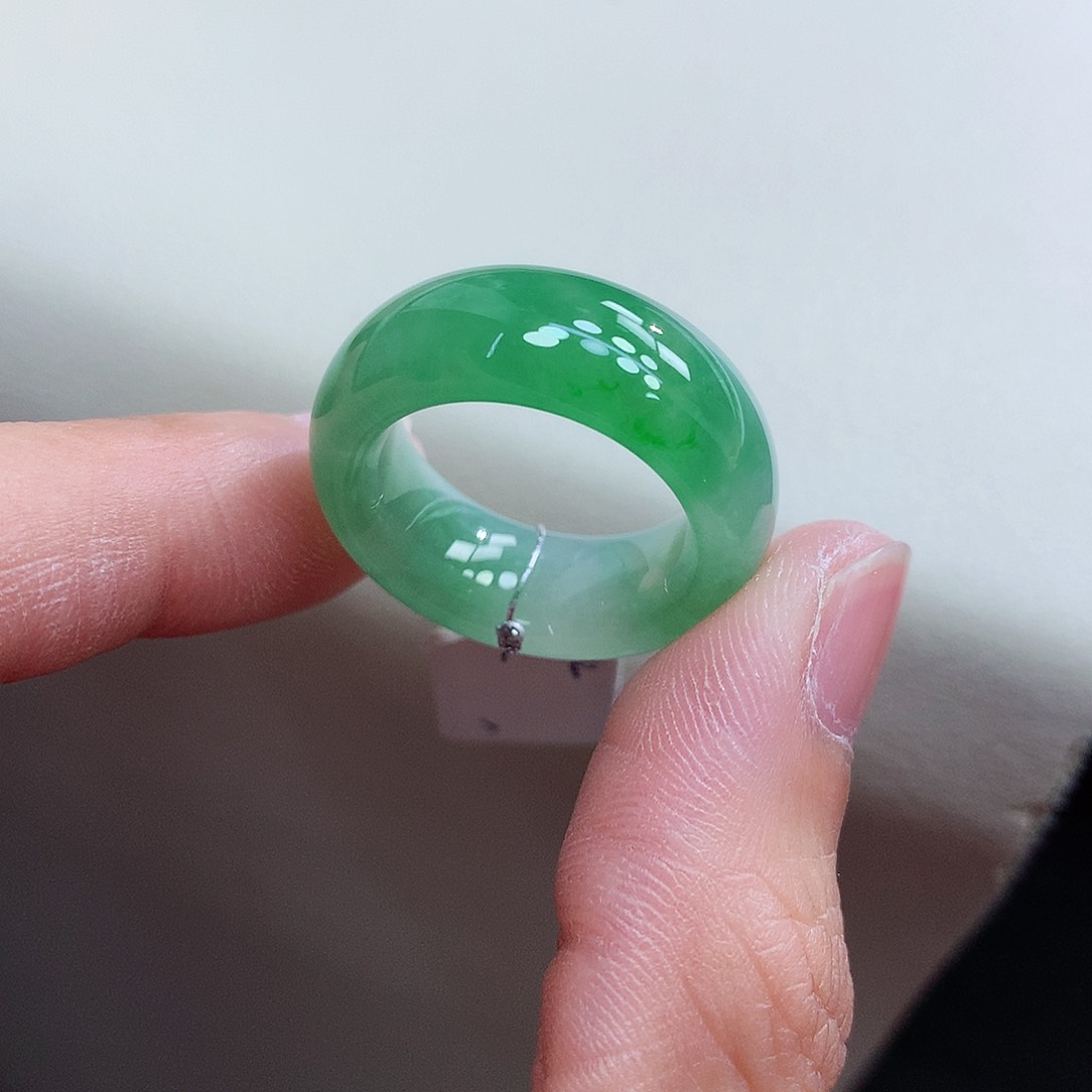 未镶嵌戒指翡翠16-17号