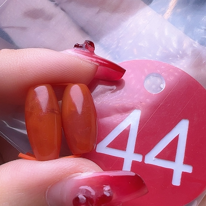 南红玛瑙饰品未镶嵌7.3/14.3mm 