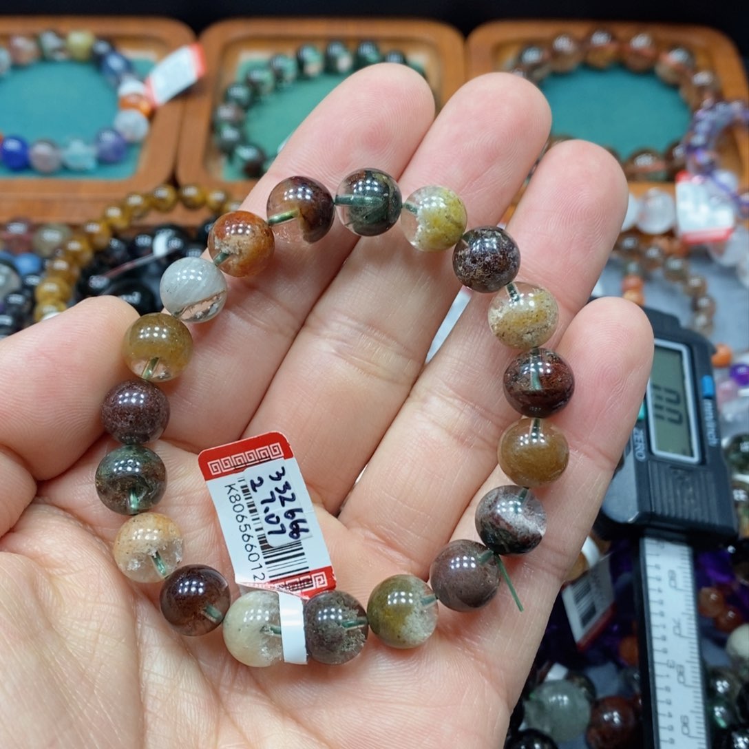 水晶手串未镶嵌天然