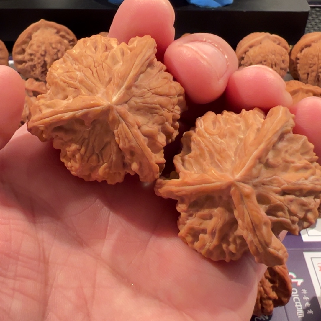 ****○文玩核桃把件盘山40