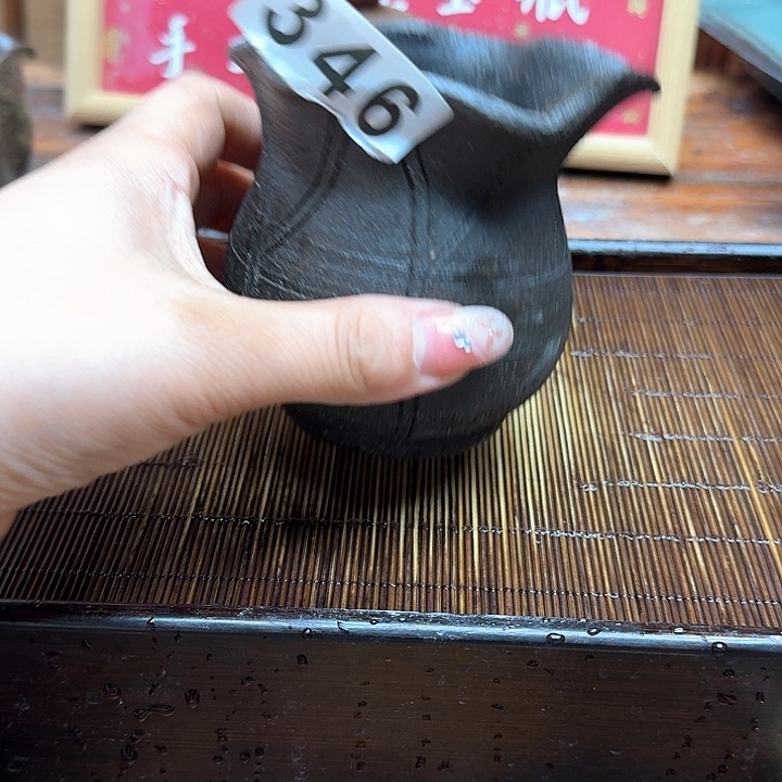 纯手工制作粗陶茶具