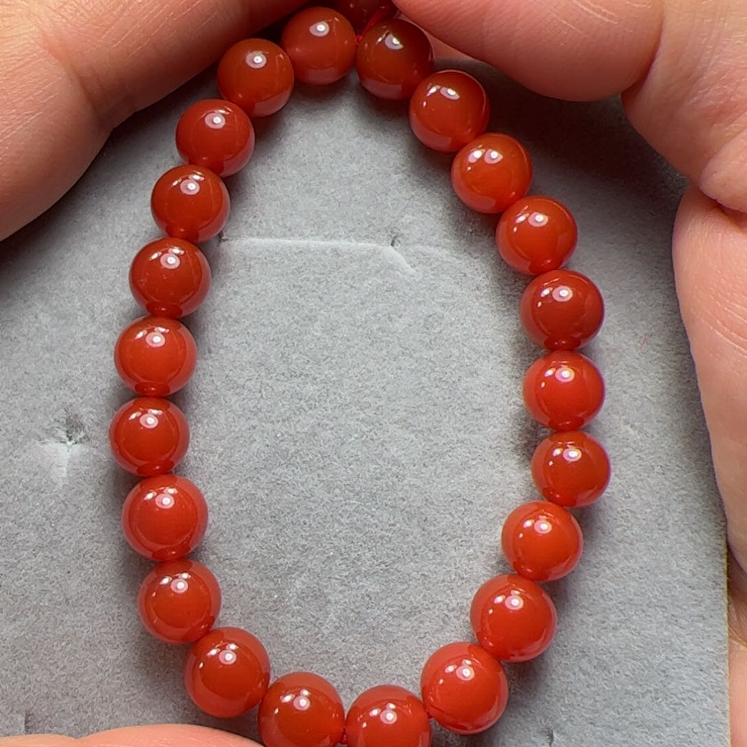 南红玛瑙珠子未镶嵌杨*~