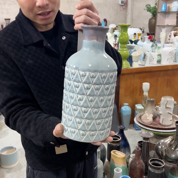 瓶高度30厘米口径6厘米微瑕捡漏