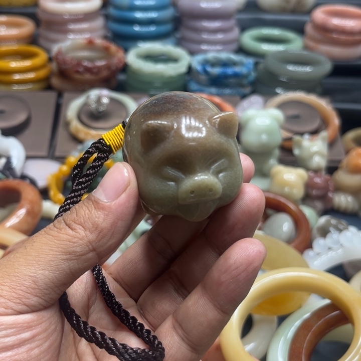 合金手链石英质玉