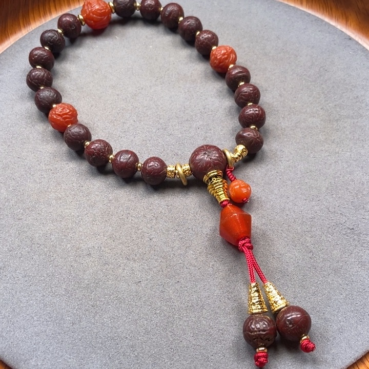 菩提把件未镶嵌凤眼菩提子