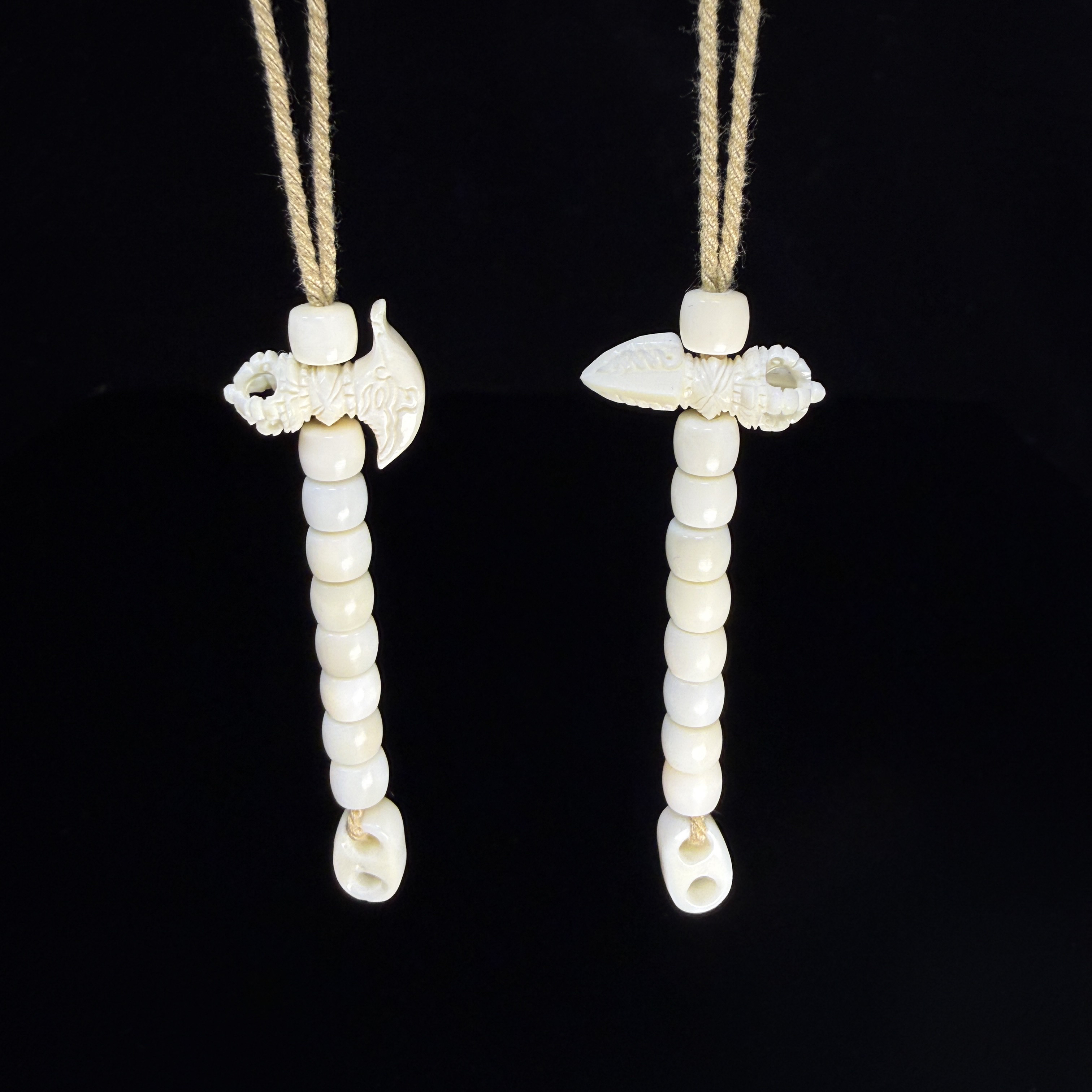 HM001 天然大嘴 精品计数器佛珠侧挂文玩配饰