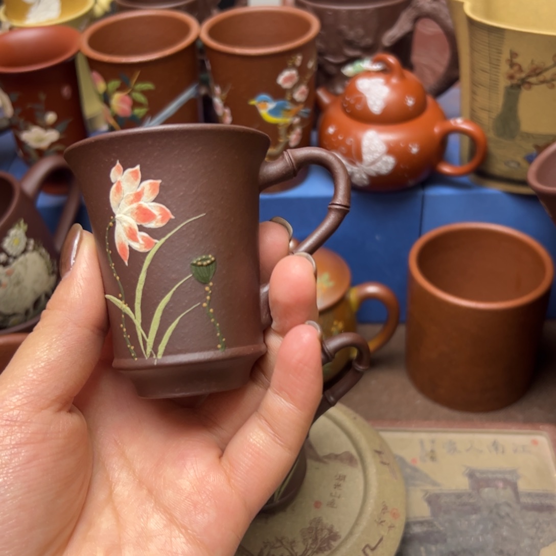 紫砂茶杯紫砂主人杯