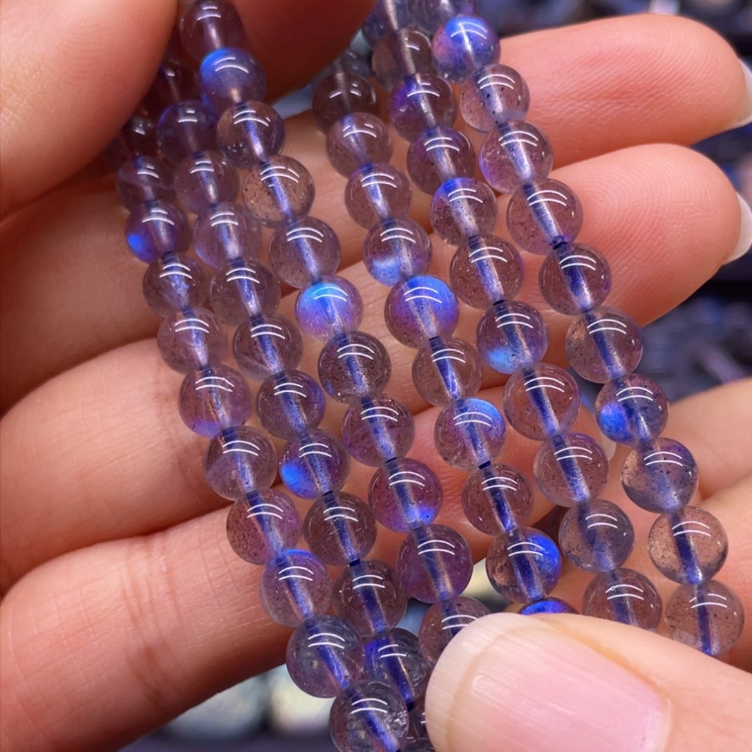 未镶嵌手串长石5.8左右