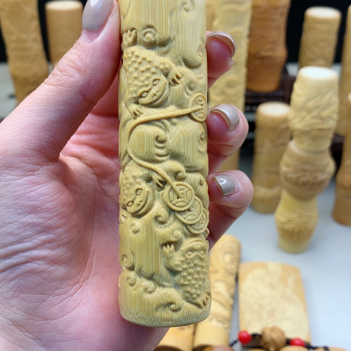 【闪购商品】竹樂**樂实心竹哈哈哈哈哈哈