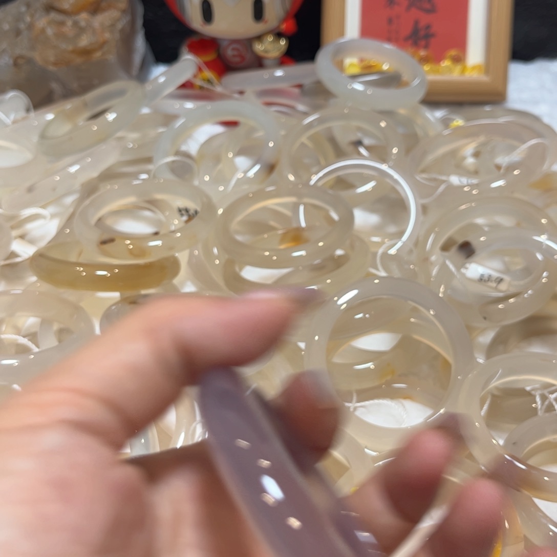 手镯玛瑙/玉髓合金粉*130