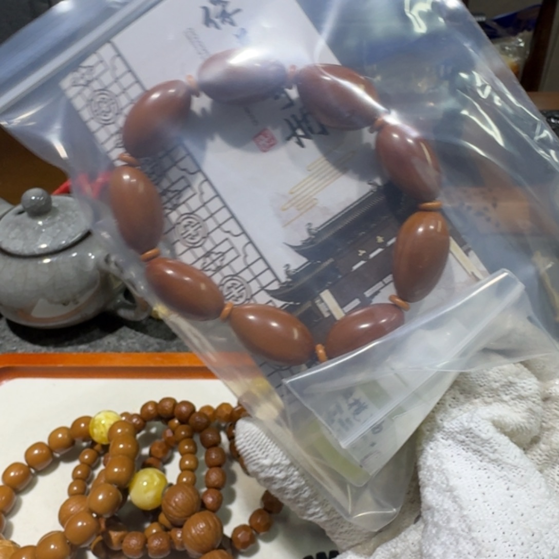 猴头核桃手串光珠