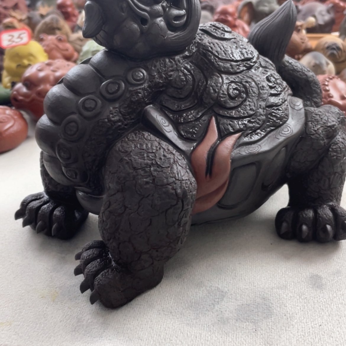 【闪购商品】紫砂茶宠绝*弓紫砂龙龟